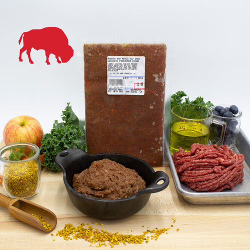 Raw Dog Food - Bison Recipe