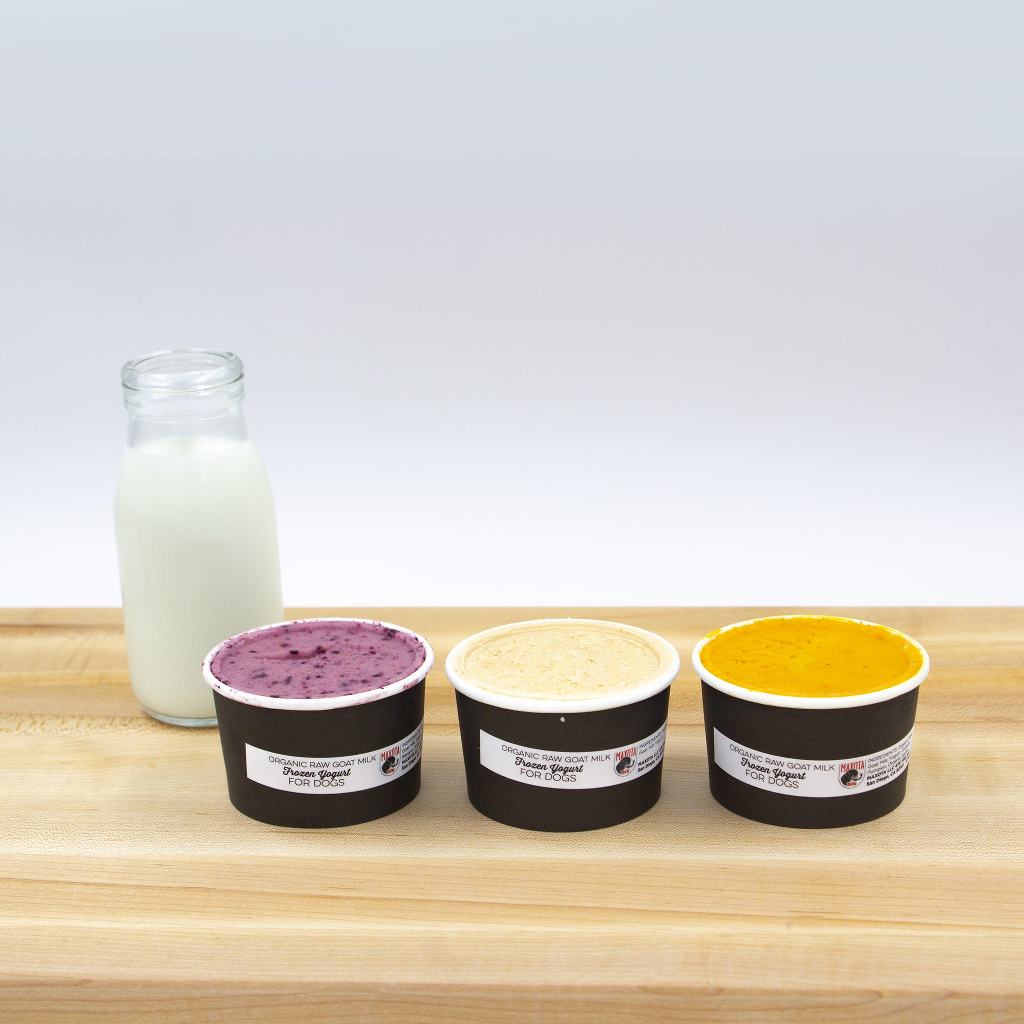 Maxota Raw Dog or Cat Treats: Goat Milk Yogurt Hand-Crafted in San Diego